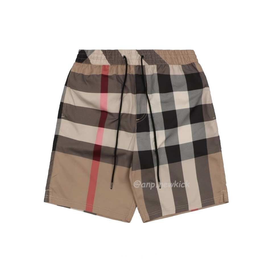 Burberry Check Drawcord Swim Shorts Archive Beige (1) - newkick.cc